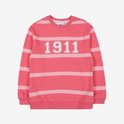 Fila 1911 Stripe One-on-one Lány Hosszú Ujjú Póló Narancssárga | HU-19196